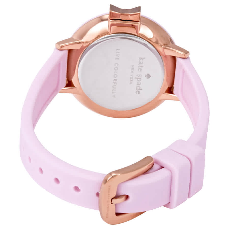 Kate Spade New York Park Row Glossy Pink Dial Ladies Watch KSW1477 