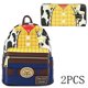 thumbnail image 3 of 2pcs/set Loungefly Disney Stitch Luau Cosplay Womens Double Strap Shoulder Bag Purse Sandcastle Beach Surprise Backpack Wallet, 3 of 5