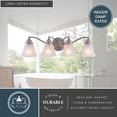 thumbnail image 5 of Standford 4 Light Brushed Nickel Bathroom Vanity Fixture, 5 of 9