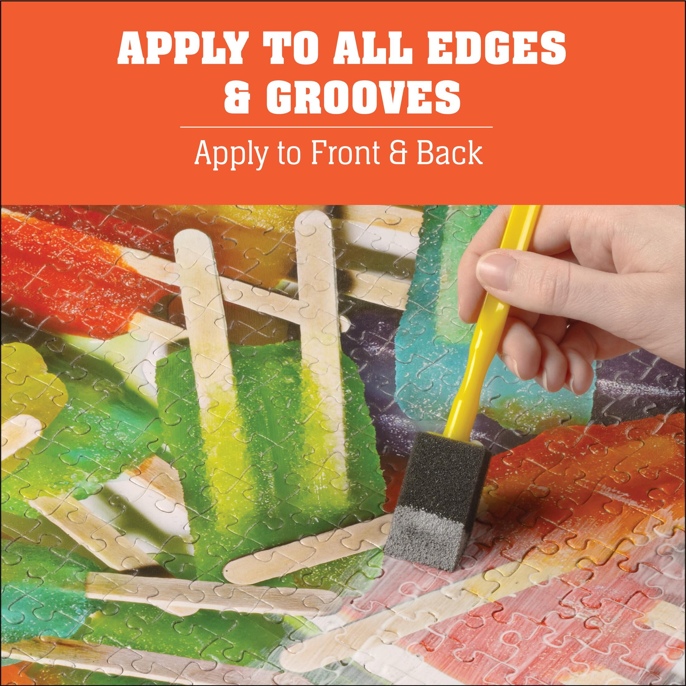 Mod Podge Puzzle Saver Kit, Includes 4 Foam Brushes, Set of 6