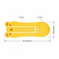thumbnail image 3 of Clearance! 1Pcs Practical Children Online Chart Tools Devices Device with Yellow Feet Toddler Foot Black and Infants Shoes Sizer Shape Sizing Buying Measurement Measurer Size Gauge Kid Yellow, 3 of 9