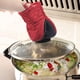 thumbnail image 5 of guantes de horno antideslizantes de neopreno resistentes al calor para cocinar, asar a la parrilla, barbacoa (rojo) Fokelyi WLJ-3220, 5 of 5