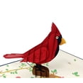 thumbnail image 1 of Cardinal Pop Up Card, 3D Card, Birthday Card, Animal Card, Bird Card, 1 of 4