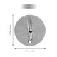 thumbnail image 2 of OUNONA 6Ud Colgantes De Acero Inoxidable Para Con Instalación Sin Perforar Y Alta Durabilidad, 2 of 7