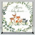 thumbnail image 2 of Animaux de Safari Feuilles Personnalisées Toile de Fond pour Baby Shower, 2 of 6