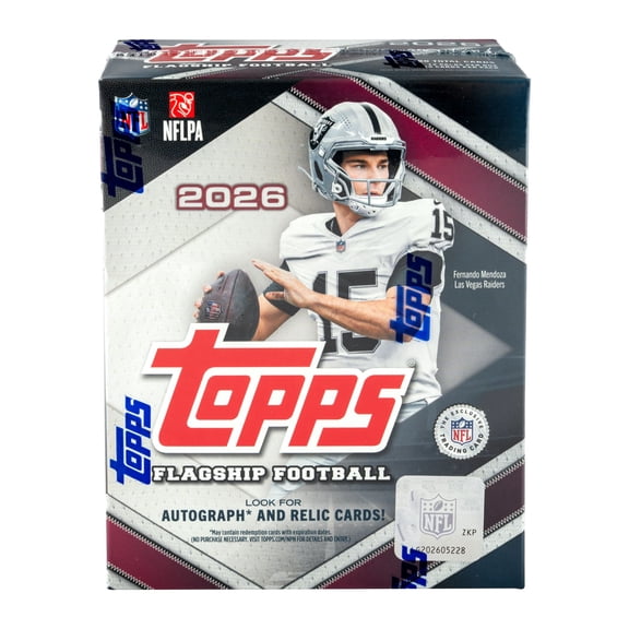 2026 Topps NFL Flagship Football Trading Card Mega Box