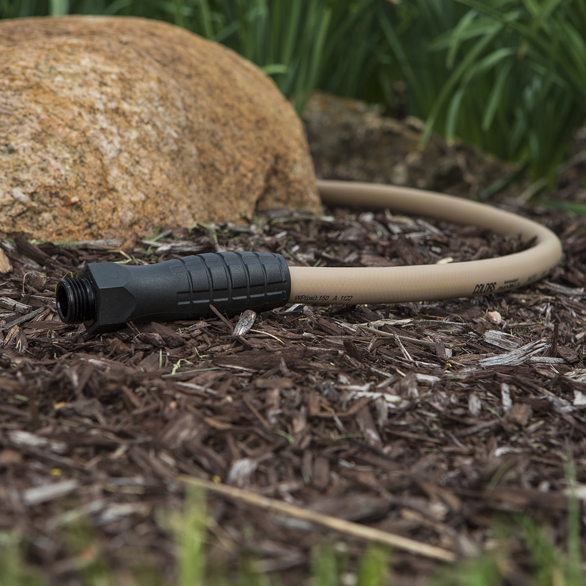 Colors™ SwivelGrip® Garden Hose, 5/8" x 50', 3/4" - 11 1/2 GHT Fittings, Brown Mulch