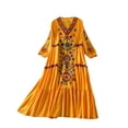 thumbnail image 3 of Vestido de verano elegante e informal Strade Fareast Limited Amarillo 108cm, 3 of 8