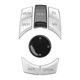 thumbnail image 1 of Botón de Control Multimedia para coche, cubierta de botón de perilla táctil cómoda y exquisita, compatible con electroplata serie 1, 3, 5 y 6, 6 uds. Jadeshay  A, 1 of 8