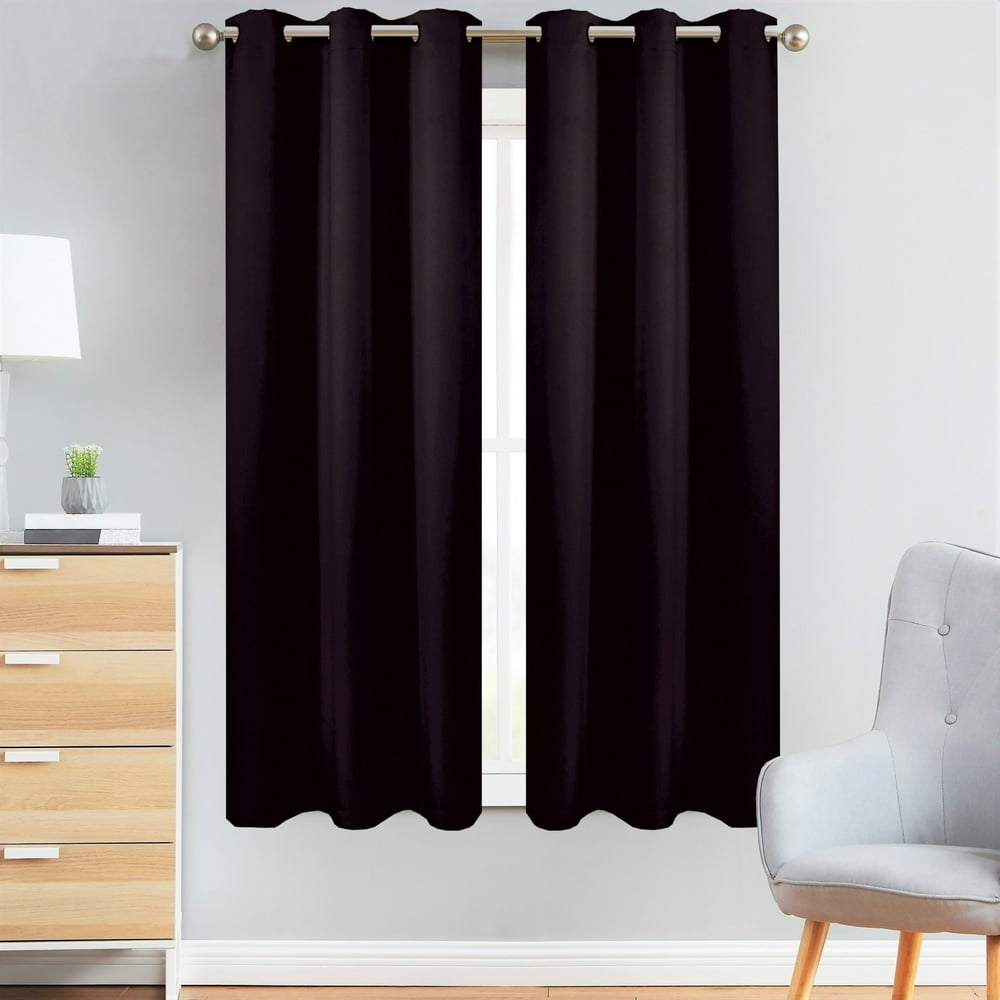 Black Out Curtains Bedroom Deconovo Total Blackout Curtains Pair 63 ...