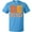 Pacific Blue, variant on Inktastic Be Kind Logo in Orange T-Shirt