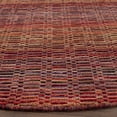 thumbnail image 3 of Safavieh Himalaya Lagrange Solid Wool Area Rug, Red/Multi, 6' x 6' Round, 3 of 7