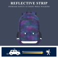 thumbnail image 5 of FORMRS Kids Backpack for School Unisex 17" Casual Bookbag Travel Daypack with Compartment Pockets, Purple Galaxy Pattern, 5 of 7