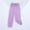 Purple, variant on uublik Pants Girls 2-13 Years High Waist Kids Sweats Trousers with Pockets Black