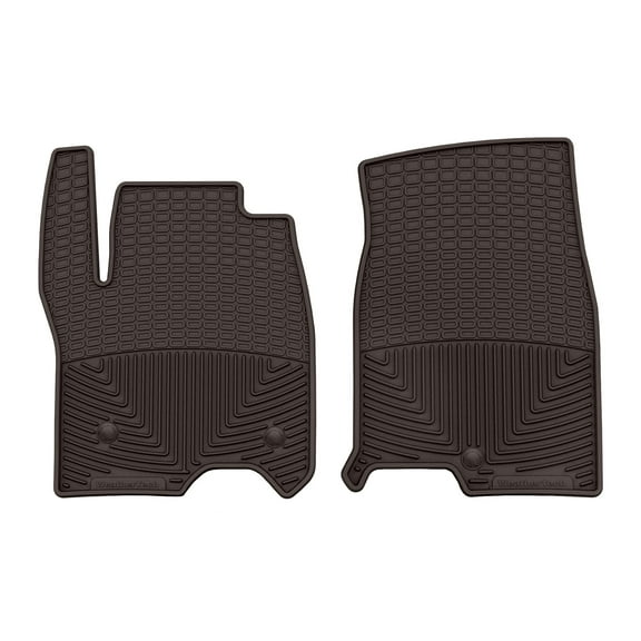 WeatherTech All-Weather Floor Mats compatible with Yukon, Escalade-V ESV, Suburban, Escalade, Tahoe - 1st Row (Driver & Passenger), Cocoa