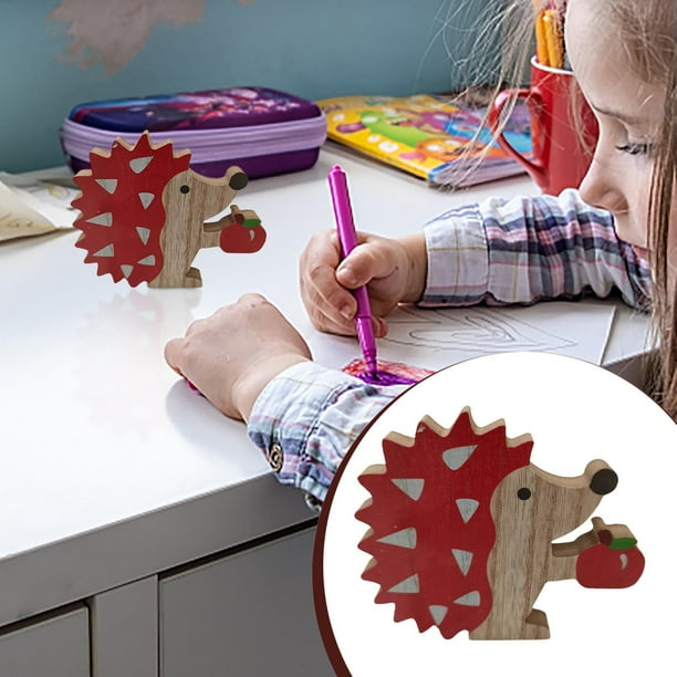 Fiudx Juguete de Madera Apilable, Coordinación Ojo-Mano Educativa, Construcción de Formas Coloridas, Desarrollo Infantil, Diversión En Casa, Diseño Seguro Pintado a Mano, a Partir de 12 Meses