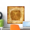 thumbnail image 1 of Stylized Illustration Laonardo Da Wall Mural Decal by Wallmonkeys Vinyl Peel and Stick Graphic (18 in H x 18 in W, 1 of 4