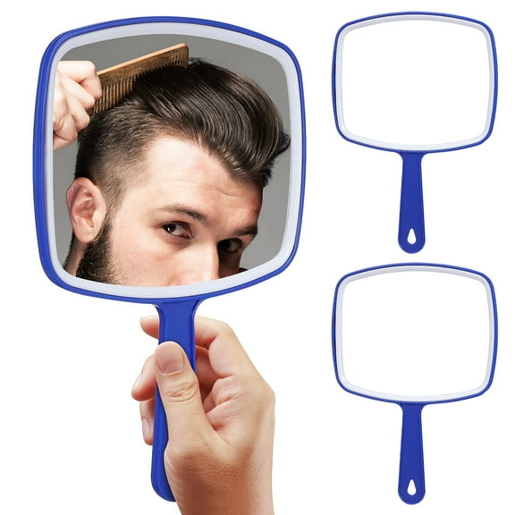 Masteelf  3 Pcs Raised Toilet Seat with Handles Handheld Vanity Mirror Travel