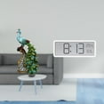 thumbnail image 2 of Figura de para escritorio, reloj de pared digital, estante, estatua de resina PP, material multifuncional, ideal para el hogar, la oficina,, 2 of 8