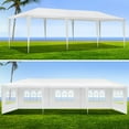 thumbnail image 4 of KEHOMY 10x30FT Wedding Party Canopy Tent Outdoor Gazebo ,with 8 Removable Sidewalls,White, 4 of 12