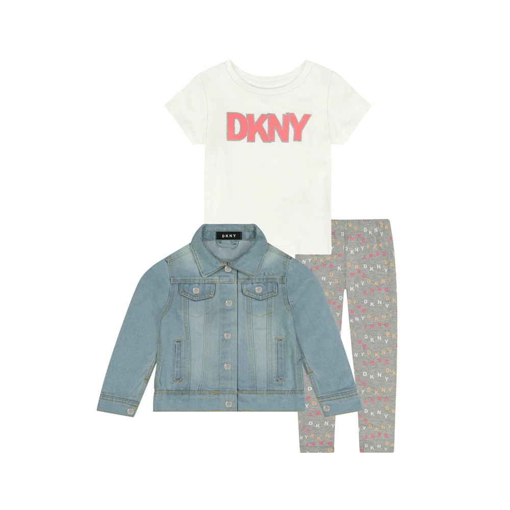 DKNY DKNY BABY & TODDLER GIRL 3PC SET (2T4T)