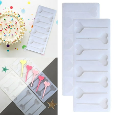 

Washable Silicone Cake Mold Cake Candy Chocolate Decorating Tray DIY Craft Project