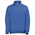thumbnail image 1 of Awdis - Sudadera básica con cremallera de ¼ Modelo Sophomore Hombre Caballero (Azul eléctrico), 1 of 2