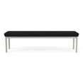 thumbnail image 4 of Lenox Steel Reception Waiting Room 3-Seat Bench / Silver Steel / Black, 4 of 5