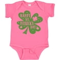 thumbnail image 3 of Inktastic Happy St. Patrick's Day Shamrock in Green Boys or Girls Baby Bodysuit, 3 of 5