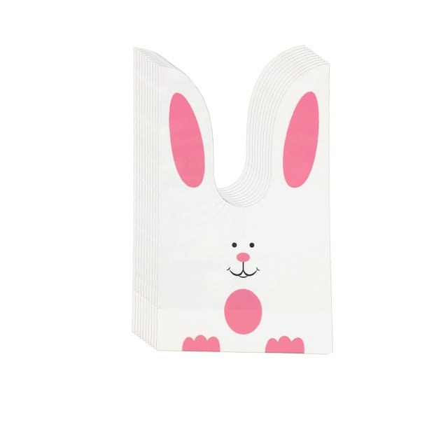 Bolsas de Dulces de Halloween Bolsa de Dulces para Hornear de Pascua,Embalaje de Fiesta de Fiestas de Postre 50 Piezas de Plástico Rosa,Bolsas de Fiesta de Halloween