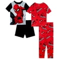 thumbnail image 1 of Conjunto de pijama Marvel Boys AMAZING 10, manga corta, 4 piezas, algodón, 1 of 4