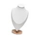thumbnail image 2 of Elegante collar exhibidor busto liso modelo joyero con base de madera colgante Yuyangstore  busto de exhibición de collar, 2 of 7