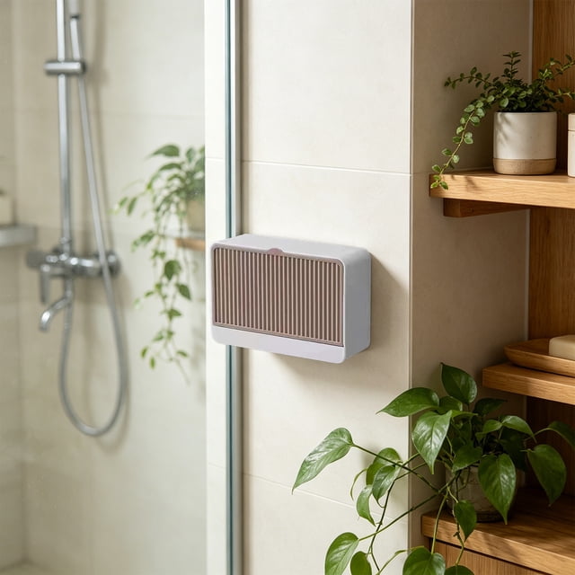 Bathroom Laundry Soap Box Dormitory Soap Box Wall-Mounted Double-Compartment Drainable Soap Box With Renovate Lid No Drilling Required