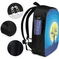 thumbnail image 5 of YFYANG 17" Laptop Backpack, Blue Night Jungle Fashion Travel Work Backpack with USB and Headphone Cable Interface for Men and Women, 5 of 8