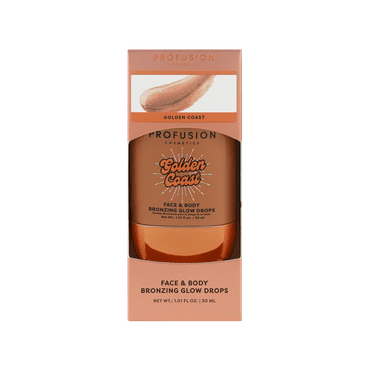 Profusion Cosmetics Golden Coast - Face & Body Bronzing Glow Drops