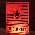 thumbnail image 2 of US Army 3D Acrylic for LED Lamp Base (Acrylic Only. Base Not Included), 2 of 4
