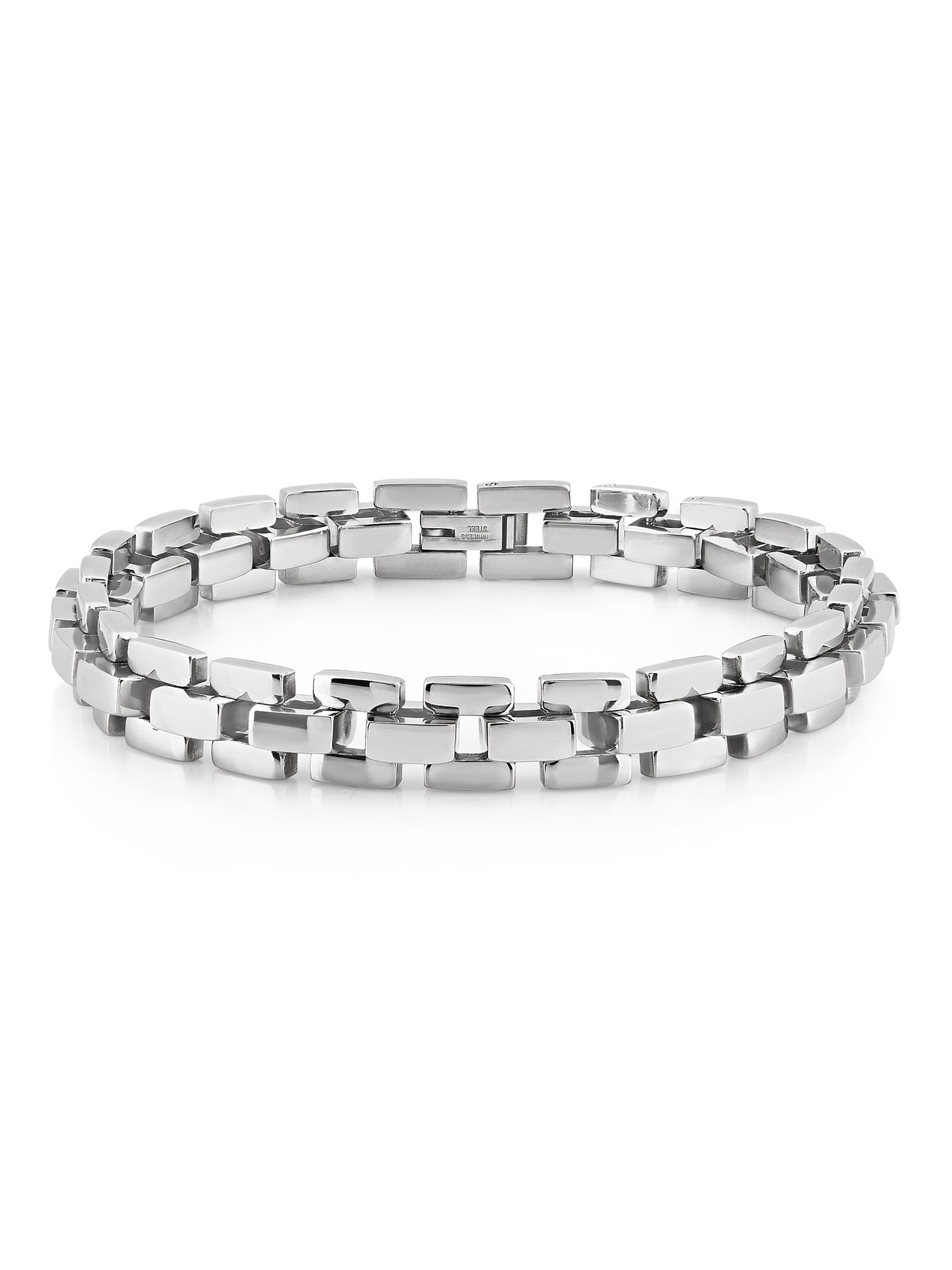 Coastal Jewelry Stainless Steel Box Chain Bracelet (10mm) - 8.5 ...