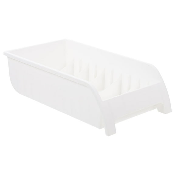 PTOOTP Multi-Function Kitchen Dish Strainer Rack with White Plastic, Dish Drying Organizer for Countertop