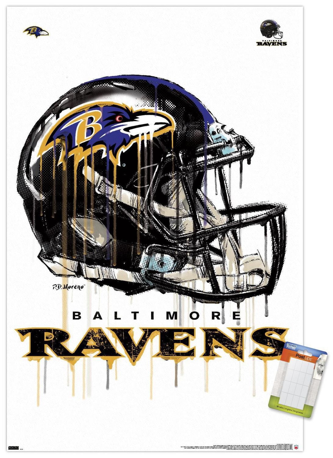 NFL Baltimore Ravens - Casque anti-goutte 20