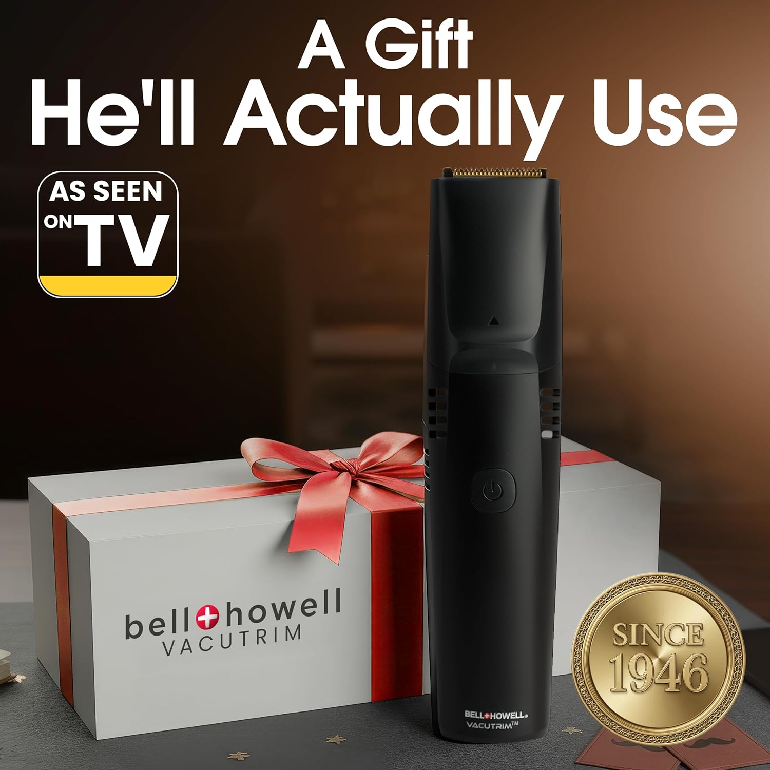 Bell + Howell Vacutrim Cordless Beard Trimmer with Vacuum photo 6