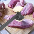 thumbnail image 5 of Raindrops Meat Tenderizer Mallet Stainless Steel Tenderizing Meat for Professional Chefs 1 Pc, 5 of 8