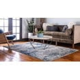 thumbnail image 3 of Rugs.com Gossamer Collection Rug – 9' x 12' Navy Blue Medium Rug Perfect For Living Rooms, Large Dining Rooms, Open Floorplans, 3 of 9