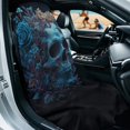 thumbnail image 2 of FOR U DESIGNS Skull Floral Print Car Seat Cover for Front Seats, Auto Seat Cushion for SUVs & Trucks, Absorbent Microfiber Sweat Towel with Storage Bag, Yoga Mat, Running Towel, 2 Pack, 2 of 7