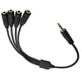 thumbnail image 3 of Headphone Splitter Cable, 3.5mm, 3.5mm Trs 1 To 4 Ways Spiltter Cable, 3 of 5