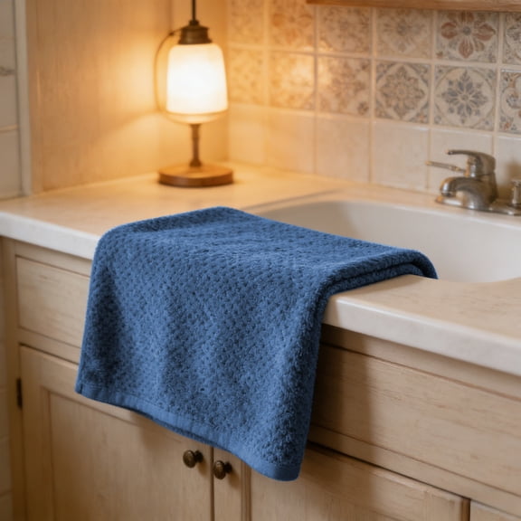 Ultra Soft Waffle Weave Bath Towel, Quick Dry Absorbent Shower Towel for Bathroom Hotel and Spa, Lightweight Honeycomb Texture Body Wrap, Machine Washable Towel, 28"