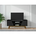 thumbnail image 2 of Manhattan Comfort Marcus 53.14 TV Stand from Engineered Wood in Matte Black, 2 of 8