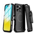 thumbnail image 1 of Funda Case MYBAT Maverick Mag clip para iPhone 16 PRO - Negra con mica, 1 of 10
