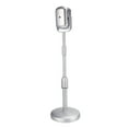 thumbnail image 3 of Vintage Desktop Microphone Prop Model with Adjustable Height, Classic Retro Style Microphone Stand Fake Mic Prop,Silver, 3 of 4