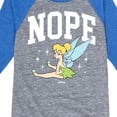 thumbnail image 3 of Tinker Bell - Tinker Bell Nope - Toddler And Youth Raglan Graphic T-Shirt, 3 of 4