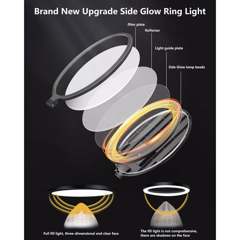 Circle Aro De Luz Glow Ring Light With Stand Aro De Luz Neewer